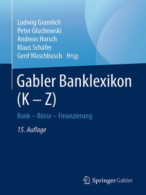 cover image of Gabler Banklexikon (K – Z)